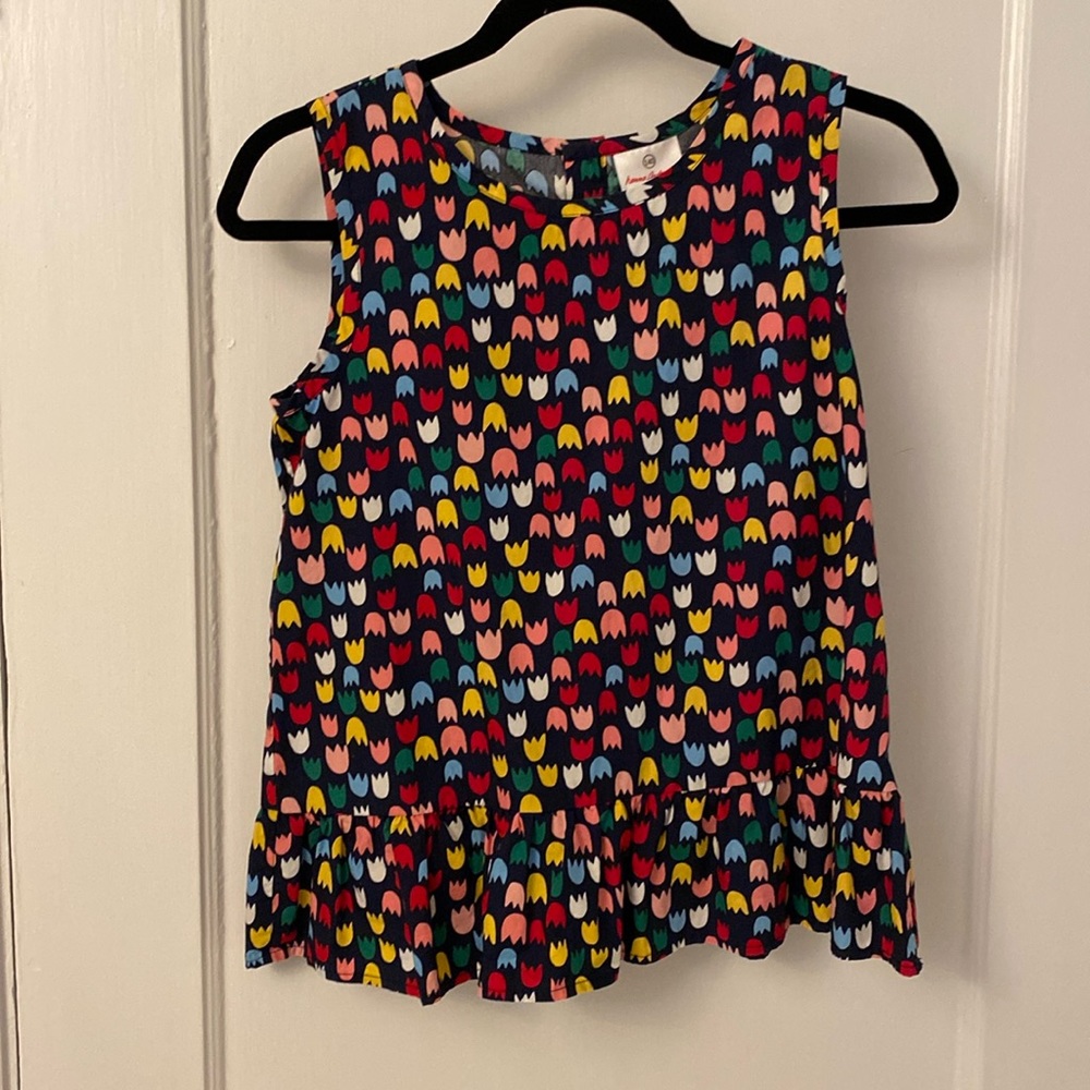 Never worn Hanna Andersson Sz 140 tulip blouse